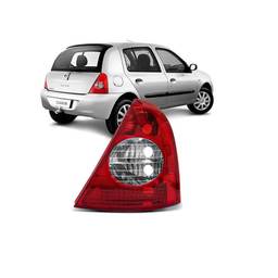 Lanterna Traseira Direita Clio Hatch 2004 a 2006 Ré Cristal