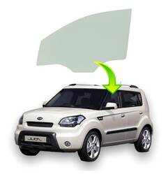Vidro Porta Dianteira Esquerda Kia Soul 2010 a 2014