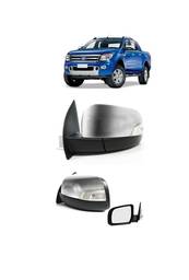 Retrovisor Esquerdo Ranger 2013/ C/ Pisca PRETO 