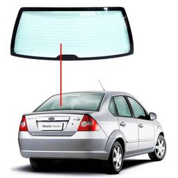 VIDRO VIGIA FIESTA SEDAN 2005 A 2014