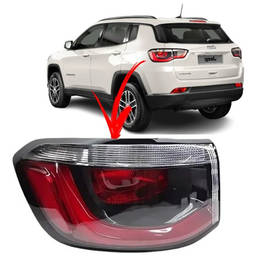 Lanterna Traseira Esquerda Jeep Compass 2017 a 2021 (canto)