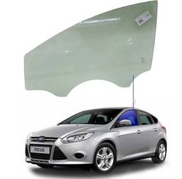 Vidro Porta Dianteira Esquerda Focus 2014 2015 a 2019