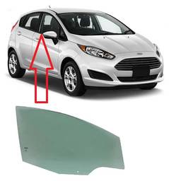 VIDRO PORTA DIANTEIRA DIREITA NEW FIESTA 2011 A 2019