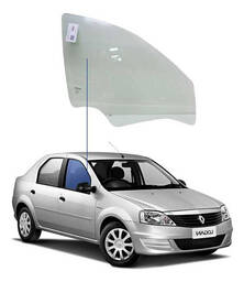 VIDRO PORTA DIANTEIRA DIREITA LOGAN 2008 A 2013