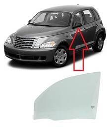 Vidro Porta Dianteira Esquerda Pt Cruiser 2001 a 2009