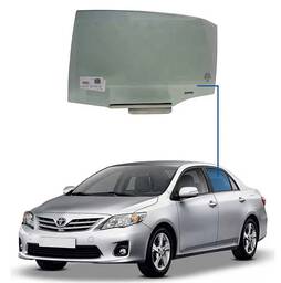 Vidro Porta Traseira Esquerda Corolla 2009 a 2014