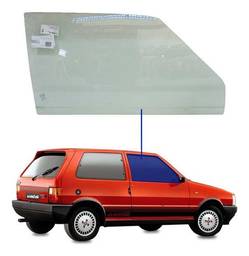 VIDRO PORTA DIREITA UNO 1984 A 2013 2P