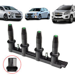 Bobina Ignição Cruze Tracker Sonic 1.6 1.8 2012 a 2016