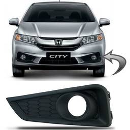 Grade Moldura Milha Esquerdo City 2015 a 2017