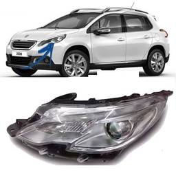 Farol Esquerdo Peugeot 2008 2015/ C/ Led