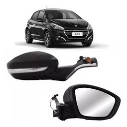 Retrovisor Esquerd Peugeot 208 2013 a 2020 e 2008 15/(AVARIA