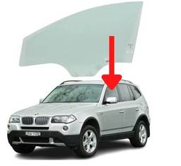 VIDRO PORTA DIANTEIRA ESQUERDA BMW X3 E83 18 20 25 30 05/10