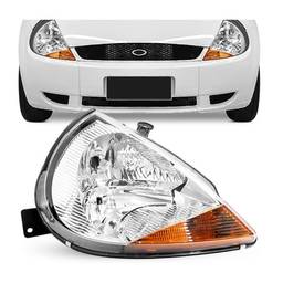 Farol Direito Ka 1997 a 2007 C/ Pisca Laranja