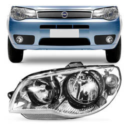 Farol Esq Palio G3 04/17 Strada Siena 05/12 Crom Canhão Pto