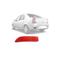 Lente RefletorParachoque Traseiro Esquerdo Logan 2011 a 2013