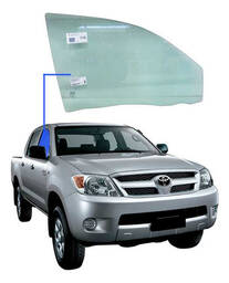 VIDRO PORTA DIANTEIRA DIREITA HILUX SW4 2006 A 2015