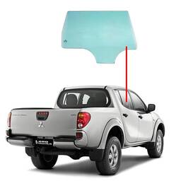 Vidro Porta Traseira Direita Triton 2008 2009 a 2018