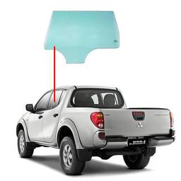 Vidro Porta Traseira Esquerda Triton 2008 2009 a 2018