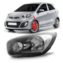 Farol Esquerdo Picanto 2012 a 2017
