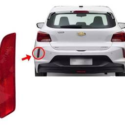 LENTE REFLETOR PARACHOQUE TRASEIRO ESQUERDO ONIX HATCH 2020/