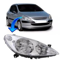 Farol Direito Peugeot 307 2002 2003 a 2005