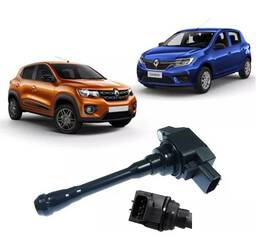 Bobina SIgnição andero Logan Kwid 1.0 12v 3cc 2018 a 2021