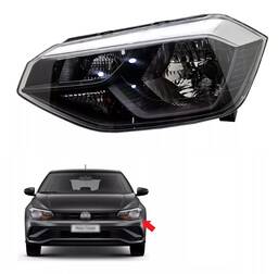 Farol Esquerdo Polo Track 2023 2024 2025/.. ORG/USADO