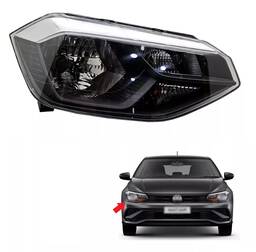 Farol Direito Polo Track 2023 2024 2025/..