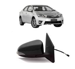 RETROVISOR DIREITO COROLLA 2015 A 2019 RISCO/ REFIL QUEBRADO