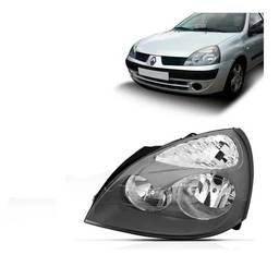 Farol Esquerdo Clio 2004 a 2012 Masc Cinza