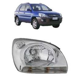 Farol Direito Sportage 2006 a 2010 (datalhes)