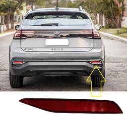 Lente Refletor Parachoque Traseiro Direito Nivus 2021/