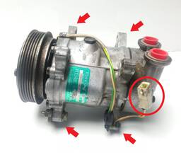 COMPRESSOR AR CONDICIONADO PEUGEOT 206 1.4 1.6 1999 A 2006