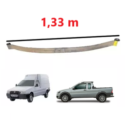 Mola Traseira Fiorino Strada Cab. Estendida 1988/2013 1,33m