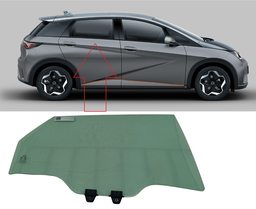 VIDRO PORTA TRASEIRA DIREITA BYD DOLPHIN 2024 2025 2026/..