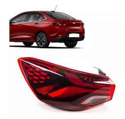 LANTERNA TRAS ESQ ONIX PLUS 2020/2025 CANTO C/ LED SEDAN