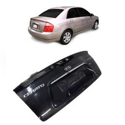 Tampa Traseira C\ Furo Chave Cerato 2006 a 2008 Prata 
