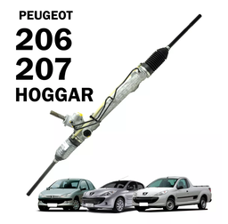 Caixa Setor Direção Peugeot 206 207 Hoggar Hidráulica 