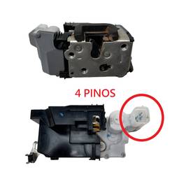 FECHADURA PORTA DIANTEIRA DIR FIESTA ECOSPORT 02/12 4 PINOS