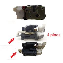 Fechadura Porta Traseira Dir Fiesta 03/14 Ecosport \12 4Pino