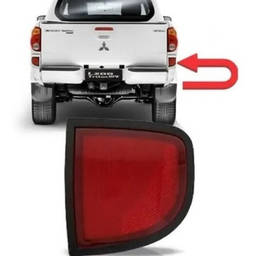 Lente Refletor Parachoque Traseiro Direito L200 Triton 08/17