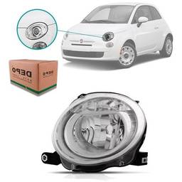 Farol Esquerdo Superior Fiat 500 2009 a 2017