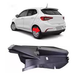 Parabarro Traseiro Esquerdo Parachoque Argo 2018 2019/..