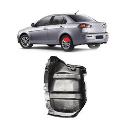 Parabarro Traseiro Esquerdo Parachoque Lancer 2011 a 2019