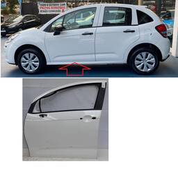 Porta Dianteira Esquerda Citroen C3 2013 2014 a 2021