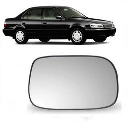 Lente Espelho Retrovisor Direito Corolla 1996 a 2002