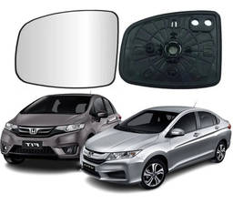 Lente Retrovisor Esquerdo City Fit Wrv 2015 a 2021 