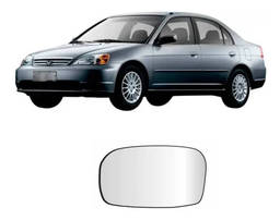 LENTE RETROVISOR ESQUERDO CIVIC 2001 A 2006