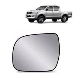 Lente Espelho Retrovisor Esquerdo Hilux 2006 a 2011
