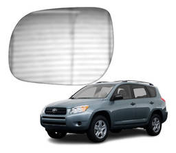 Lente Espelho Retrovisor Esquerdo Toyota RAV4 2007 a 2012